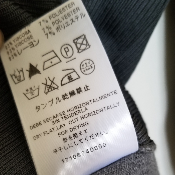 Loewe Gray Swaeter V Neck Pullover Cashmere - Picture 6 of 7